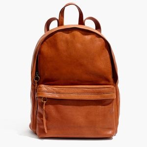 New Madewell Lorimer Leather Backpack